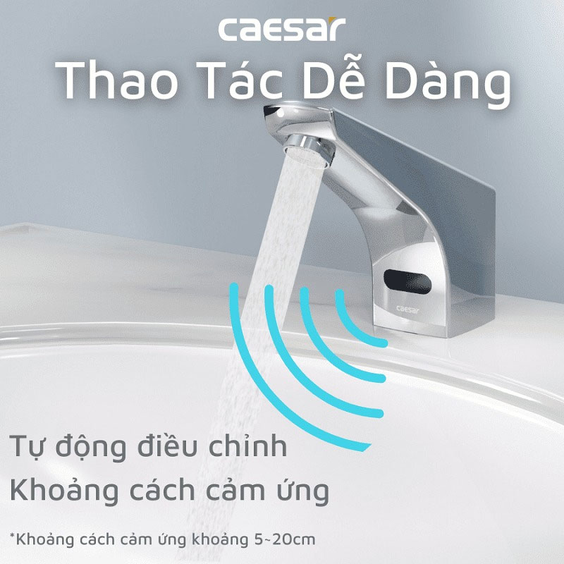 Vòi Cảm Ứng Lavabo Caesar A912