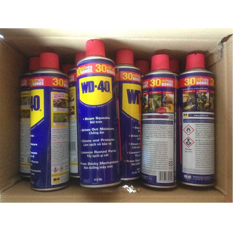 Thùng Chai Xịt Chống Rỉ Sét WD-40