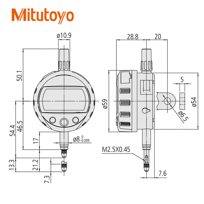 Đồng Hồ So Điện Tử Mitutoyo 543-391B