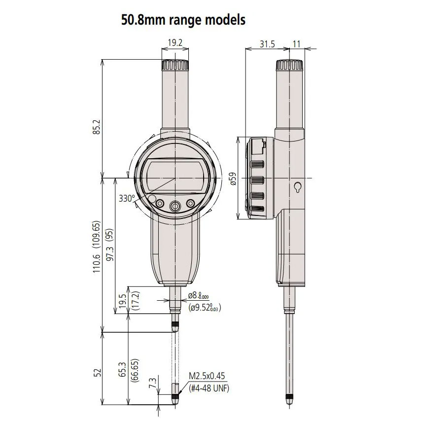 Đồng Hồ So Điện Tử Mitutoyo 543-491B