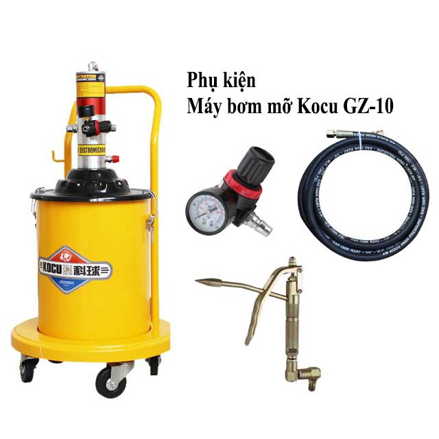 Máy Bơm Mỡ Dùng Khí Nén Kocu GZ-10