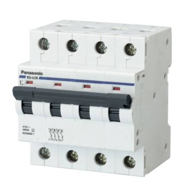 MCB 4P 16A 6kA Panasonic BBD4164CNV