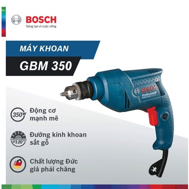 Máy Khoan Sắt Bosch GBM 350