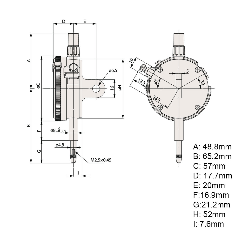 Đồng Hồ So Cơ Khí Mitutoyo 2110A-10