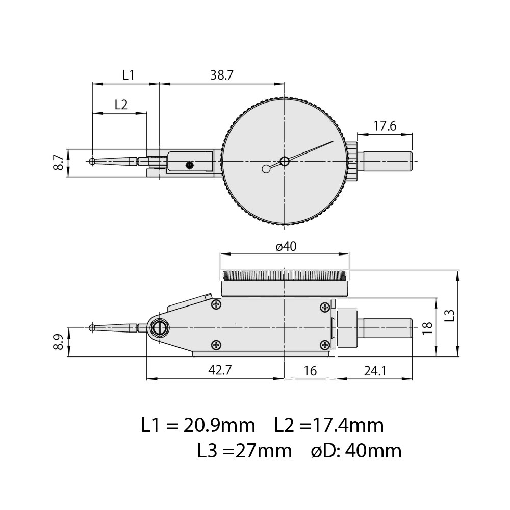 Đồng Hồ So Mitutoyo 513-404-10E