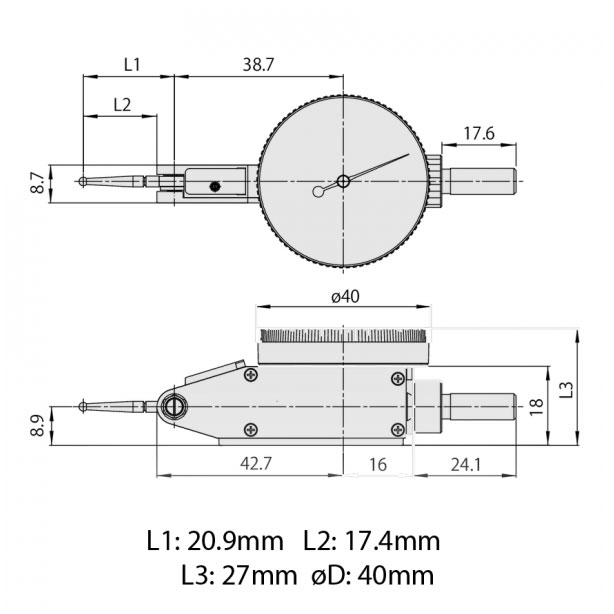 Đồng Hồ So Mitutoyo 513-404-10T