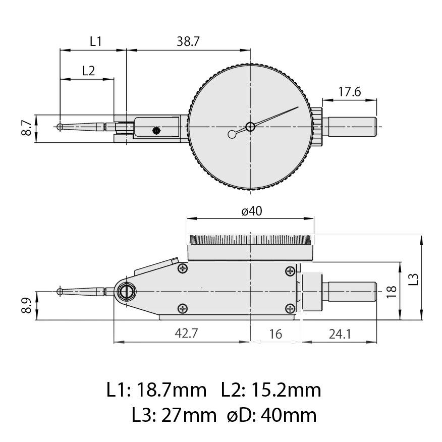 Đồng Hồ So Mitutoyo 513-405-10E