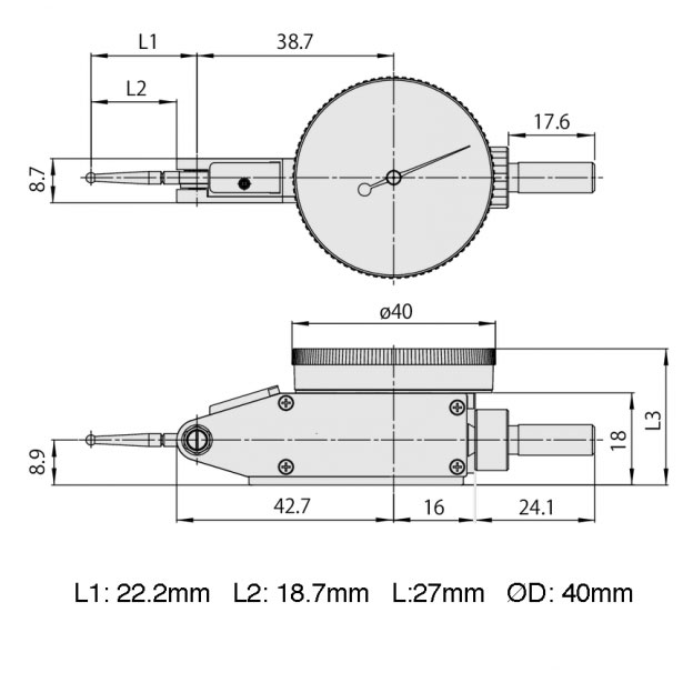 Đồng Hồ So Mitutoyo 513-424-10E