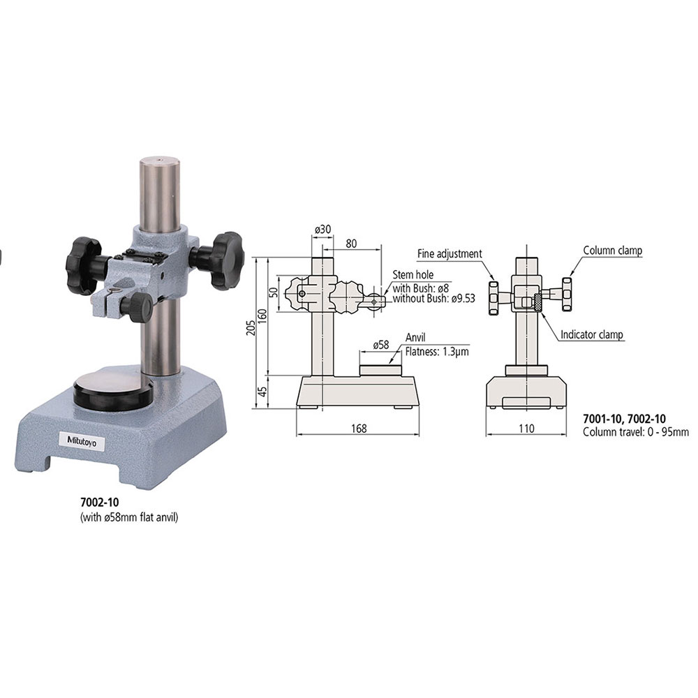 Đế Gá Đồng Hồ So Mitutoyo 7002-10