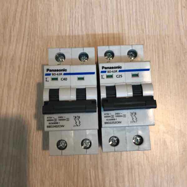 MCB 2P 10A 6kA Panasonic BBD2102CNV