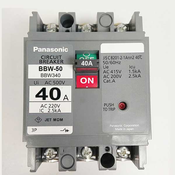 MCCB 3P 15A Panasonic BBW315Y