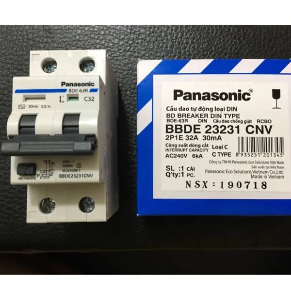 RCBO 2P 16A Panasonic BBDE21631CNV