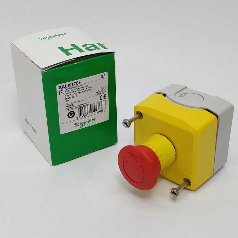 Hộp Nút Nhấn Khẩn Schneider XALK178F