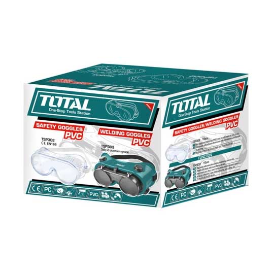 Kính Hàn 2 Lớp Trắng Đen Total TSP303