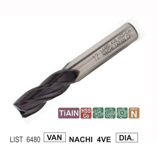 Mũi Phay 10mm 4me Nachi List 6480