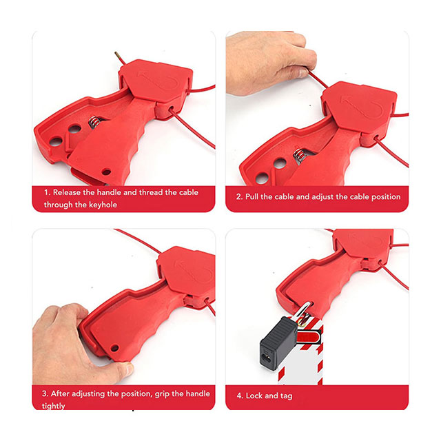 Khóa Cáp Lockey Cable Lockout CB02