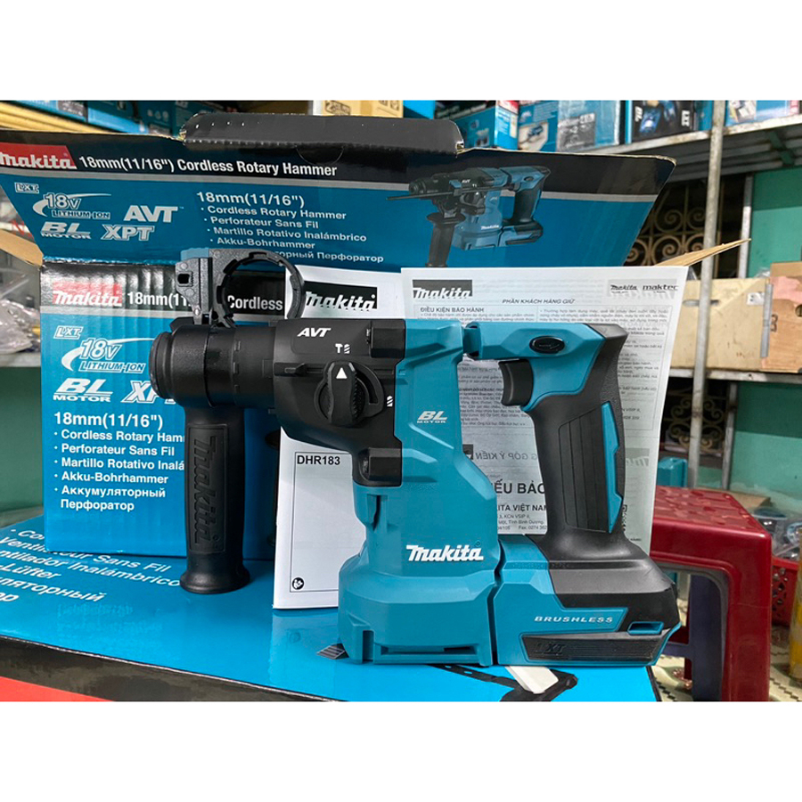 Máy Đục Bê Tông Pin Makita DHR183