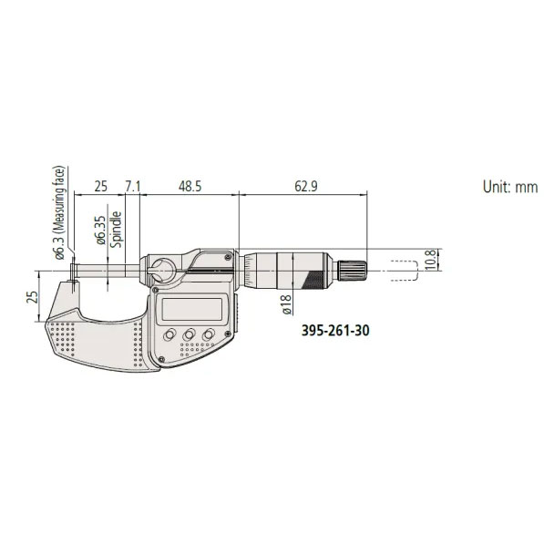 Panme Điện Tử Mitutoyo 395-261-30