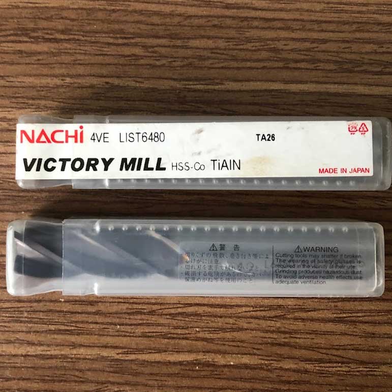 Mũi Phay 2.5mm 4me Nachi List 6480