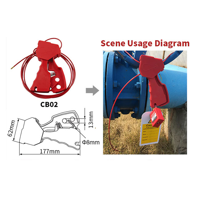 Khóa Cáp Lockey Cable Lockout CB02