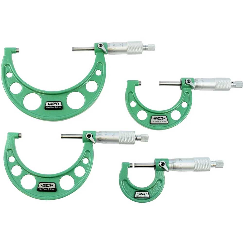 Bộ Panme Đo Ngoài Insize 3203-1004A