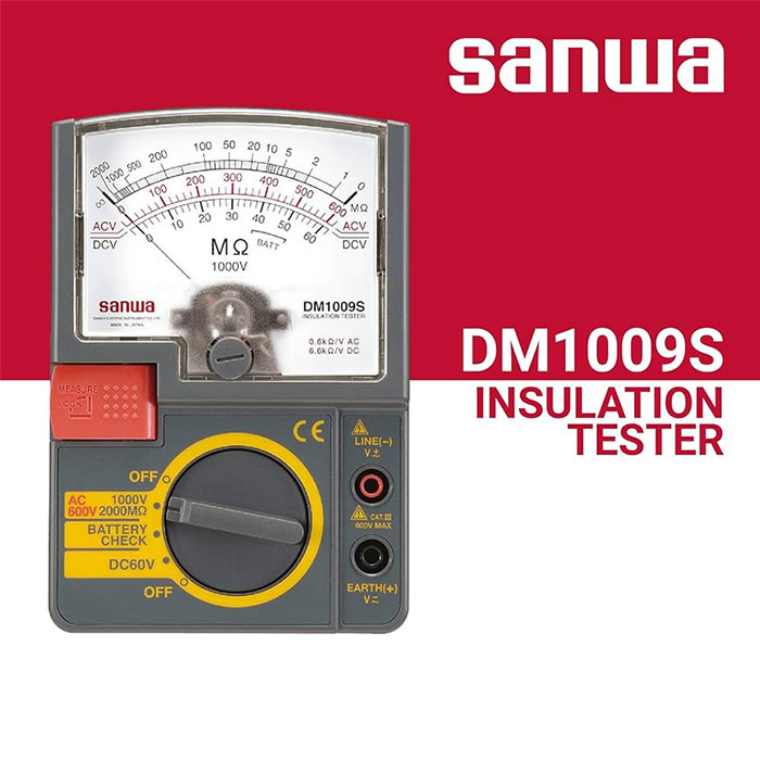 Đo Điện Trở Cách Điện Sanwa DM1009S