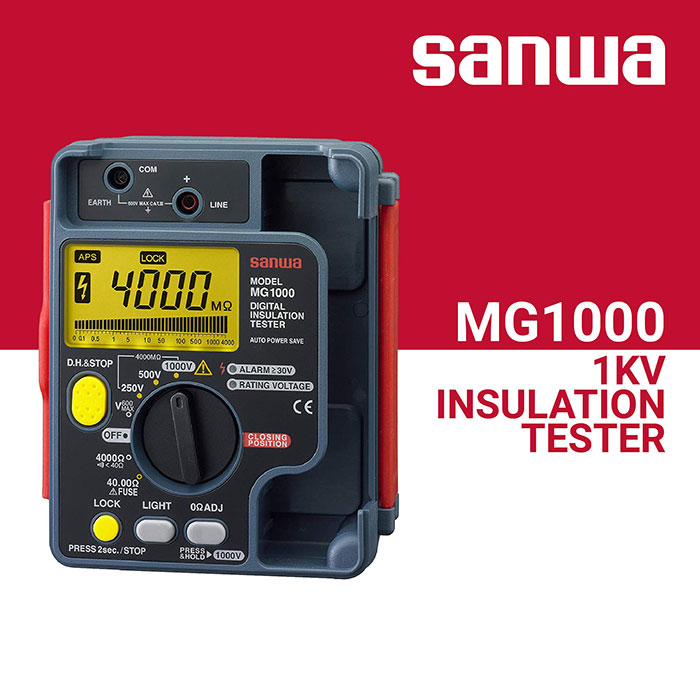 Đo Điện Trở Cách Điện Sanwa MG1000