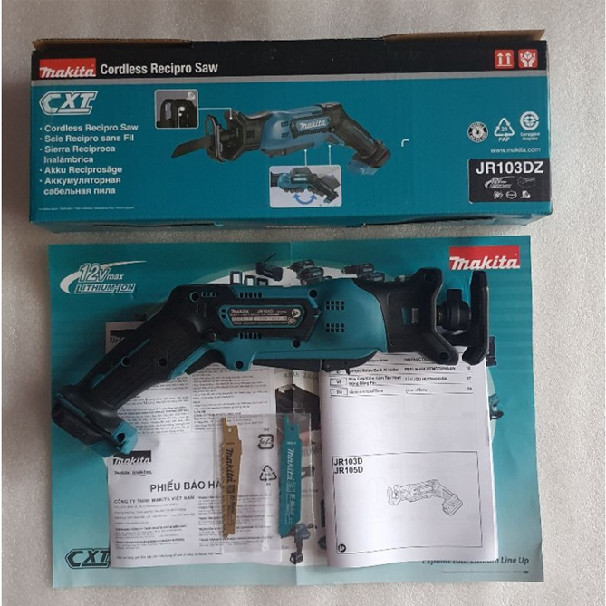 Máy Cưa Kiếm Dùng Pin Makita JR103D