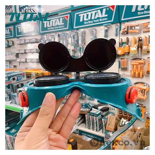 Kính Hàn 2 Lớp Trắng Đen Total TSP303