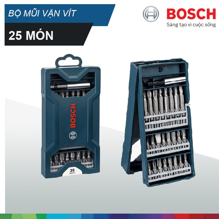 Bộ Mũi Vặn Vít 25 Món Bosch 2607017400