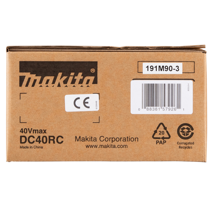 Đế Sạc Pin 40V Makita DC40RC 191M90-3