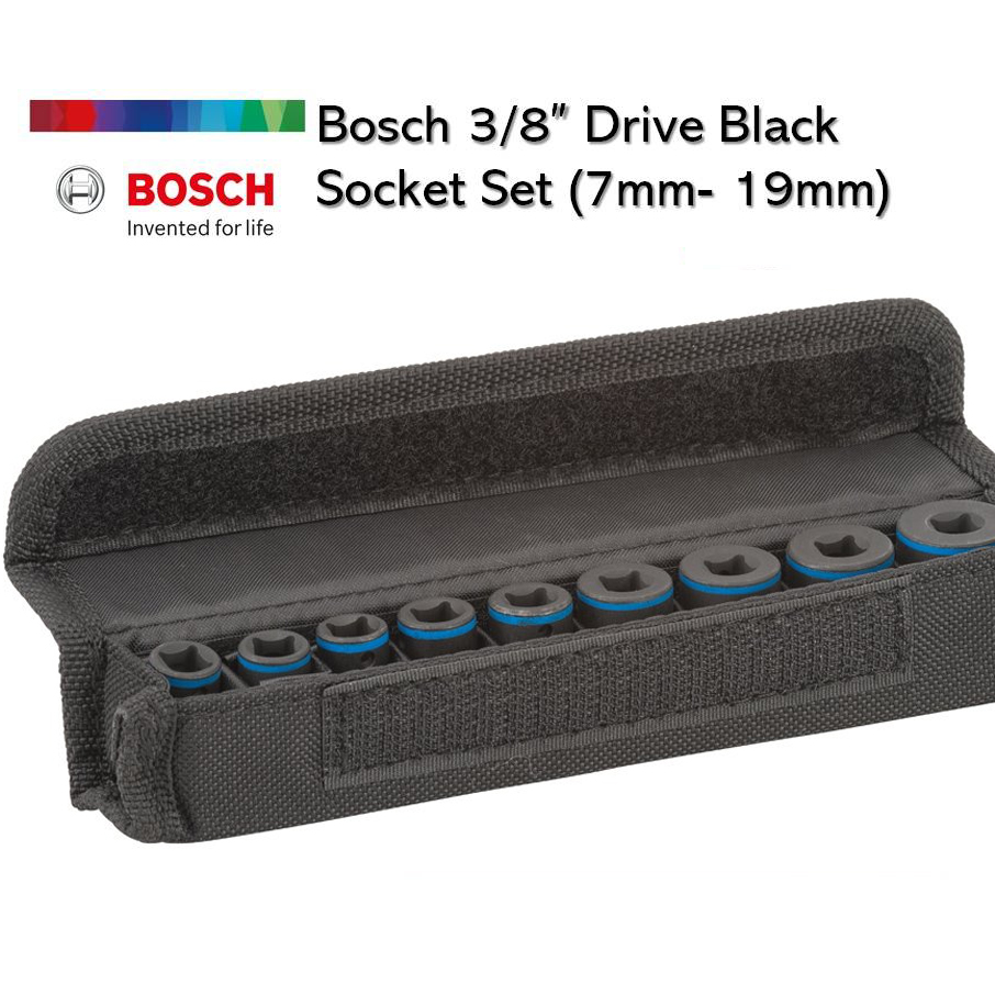 Bộ 9 Đầu Khẩu 3/8” Bosch 2608551098