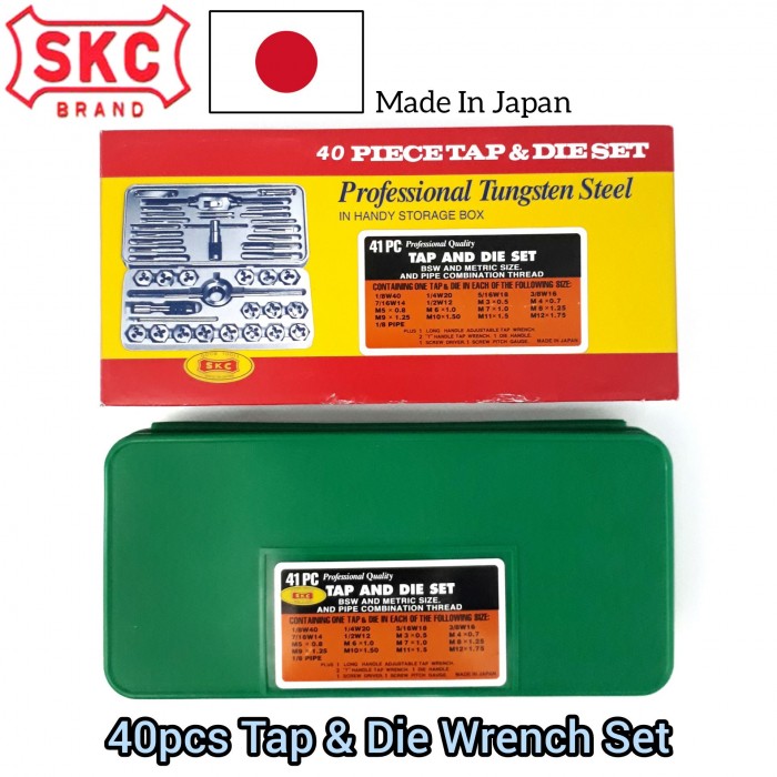 SKC Japan Piece Tap And Die Set 40pcs