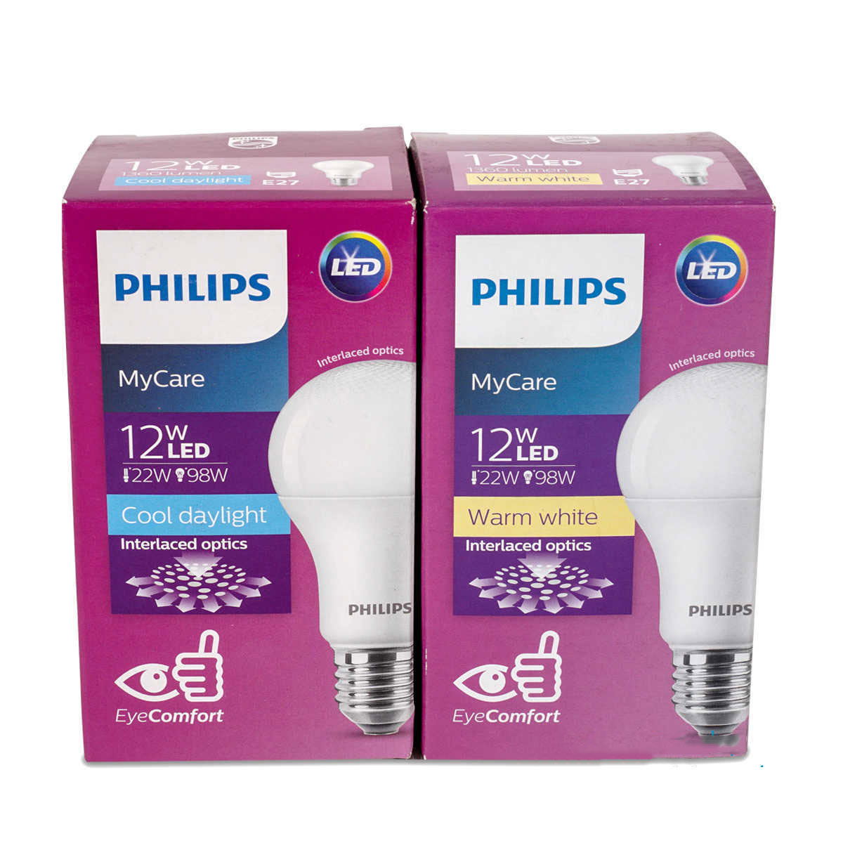 Bóng LED bulb MyCare Philips 12W E27