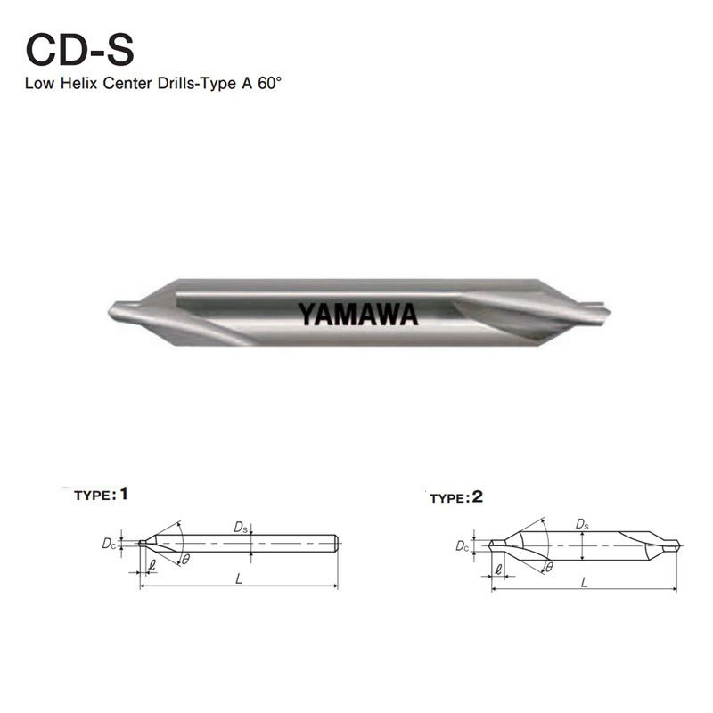 Mũi Khoan Tâm Yamawa CD-S 1x60x4