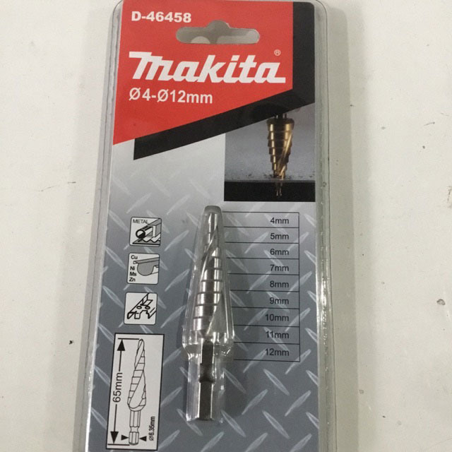 Mũi khoan bậc 4-12mm Makita D-46458