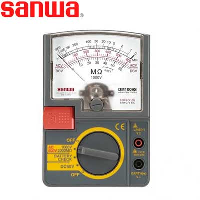 Đồng hồ đo Megaohm Sanwa DM1009S