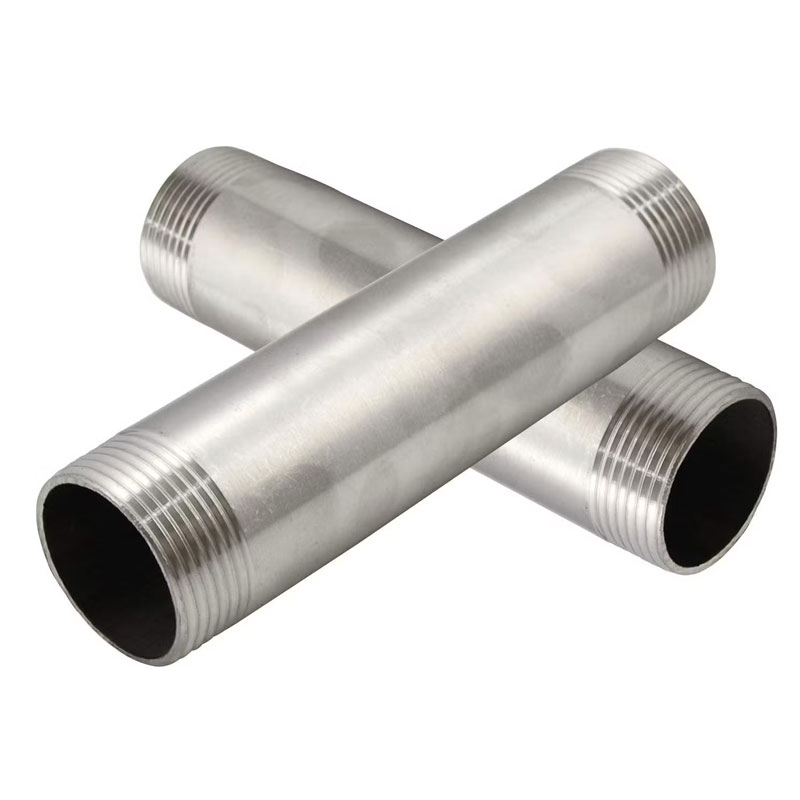 Ống Nối 2 Đầu Ren Ngoài Inox 304