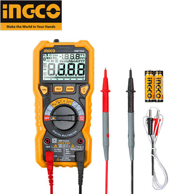Đồng hồ đo điện vạn năng Ingco DM7504