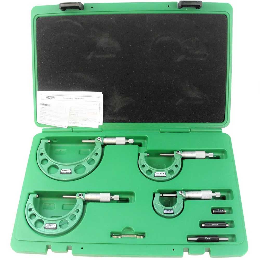 Bộ Panme Đo Ngoài Insize 3203-1004A