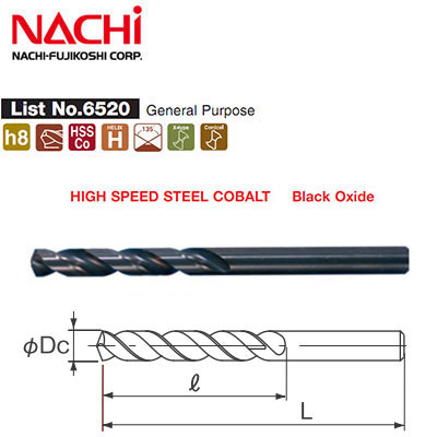 Mũi Khoan Inox Nachi L6520 COSD9.5