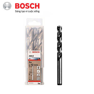 Kết quả hình ảnh cho Mũi khoan sắt HSS-G 12.0mm BOSCH