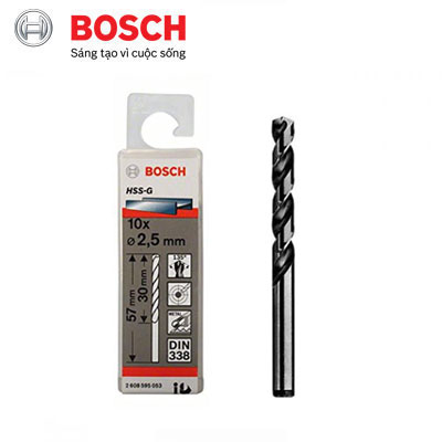 Mũi Khoan Sắt D2.5 Bosch 2608595053