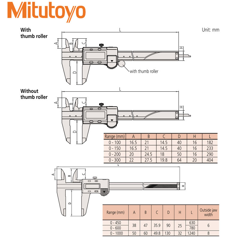 Thước Kẹp Điện Tử Mitutoyo 500-173-30