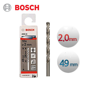Mũi Khoan Sắt D2.0 Bosch 2608595051