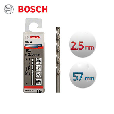 Mũi Khoan Sắt D2.5 Bosch 2608595053