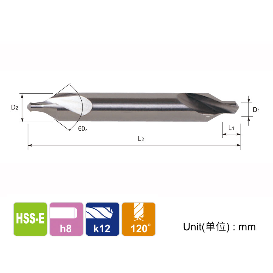 YG-DV305 Mũi Khoan Tâm 60 Độ, L150