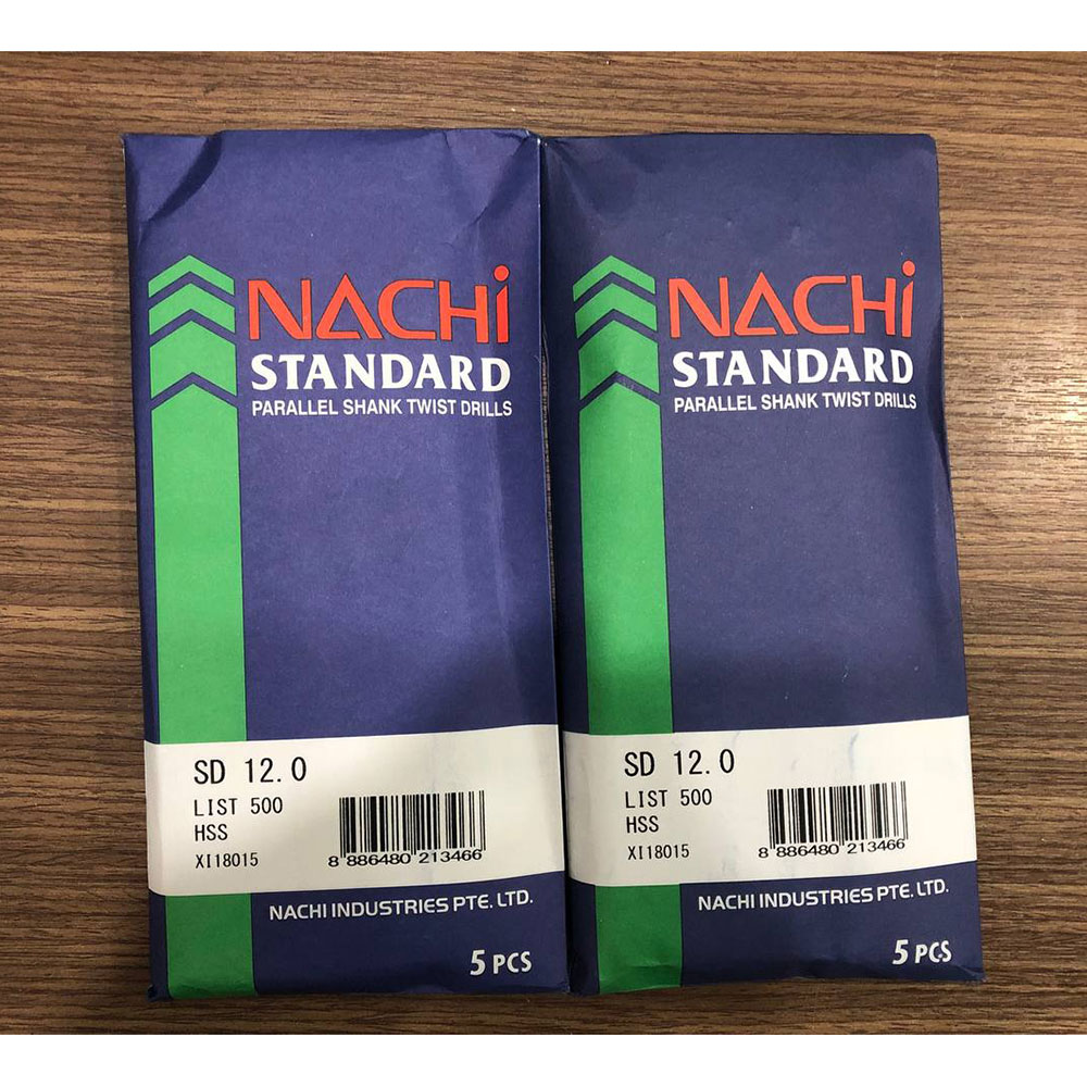 Straight Shank Drills Nachi SD12.0 List 500