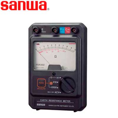 Máy đo điện trở tiếp địa Sanwa PDR302