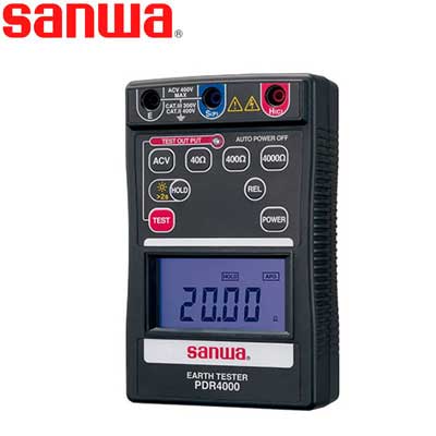 Đồng hồ đo điện trở đất Sanwa PDR4000